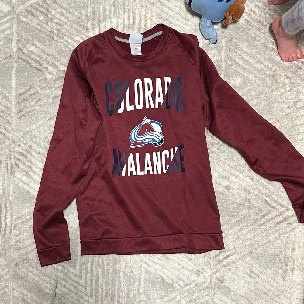 NHL Colorado Avalanche Kids Maroon Sweatshirt